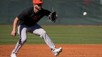 Orioles prospect Connor Norby wastes no time in spring debut, joining hit ‘party’ 