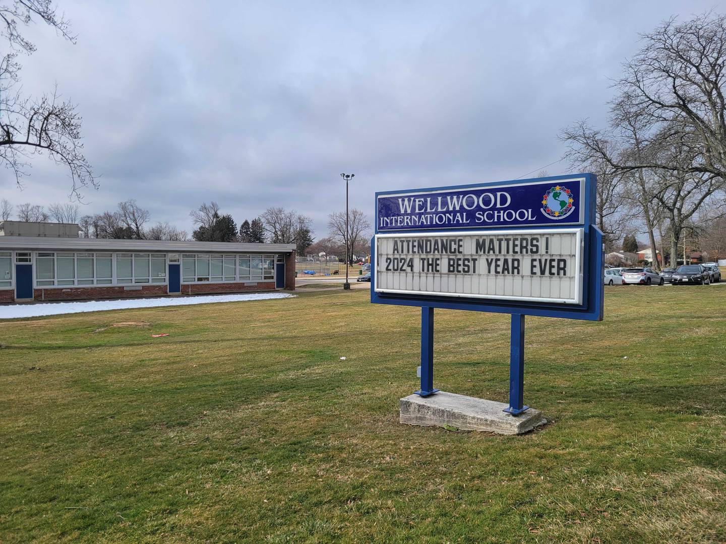 Wellwood International School in Pikesville is one of the overcrowded schools participating in a northwest area redistricting process organized by Baltimore County Public Schools.