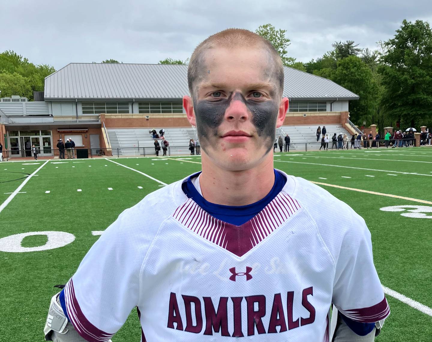 Andrew Beard kept Severn's postseason hopes alive Tuesday. His goal with 2 minutes, 24 seconds left in regulationn gave the No. 10 Admirals a 9-8 victory in a MIAA A Conference contest in Anne Arundel County.