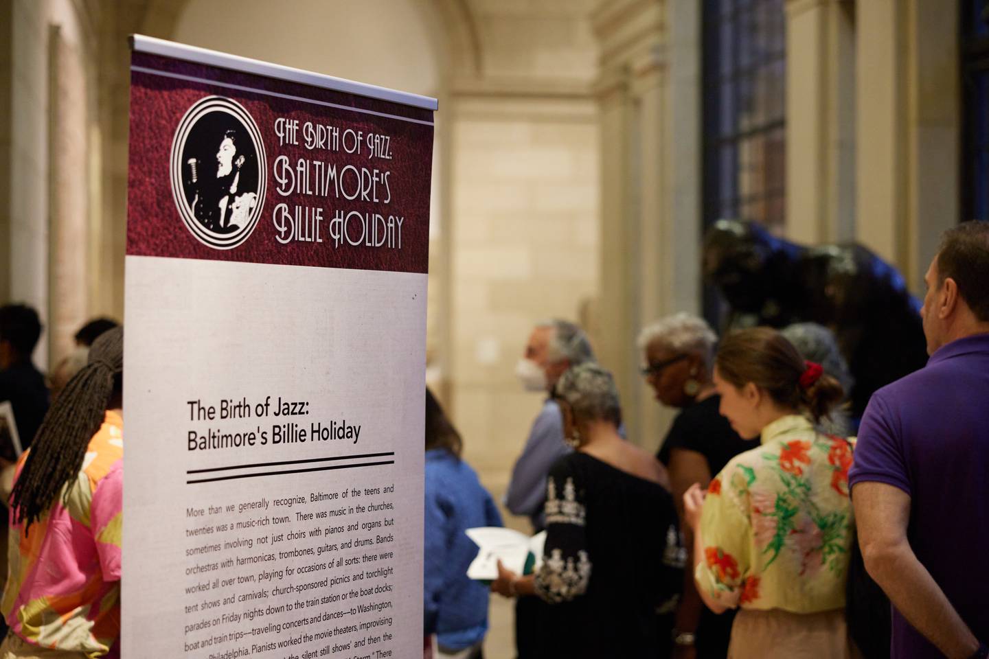 The Baltimore Museum of Art sponsored a Cultured Report piece on a Billie Holiday collection at BMA put on by John Hopkins University: "The Birth of Jazz: Billie Holiday’s Baltimore." It's featured a lecture and performances and showcased archival images of Holiday.