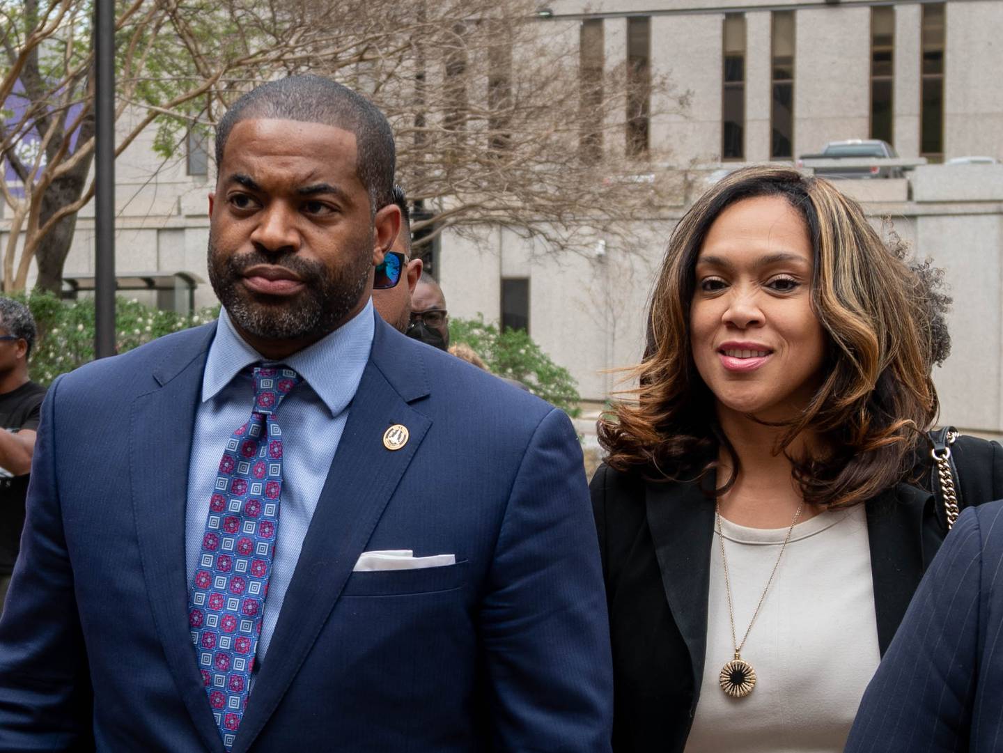 Marilyn Mosby motions hearing at 2 p.m at the federal courthouse downtown Baltimore on April 14, 2022. (Photo by Shan Wallace/The Baltimore Banner)
