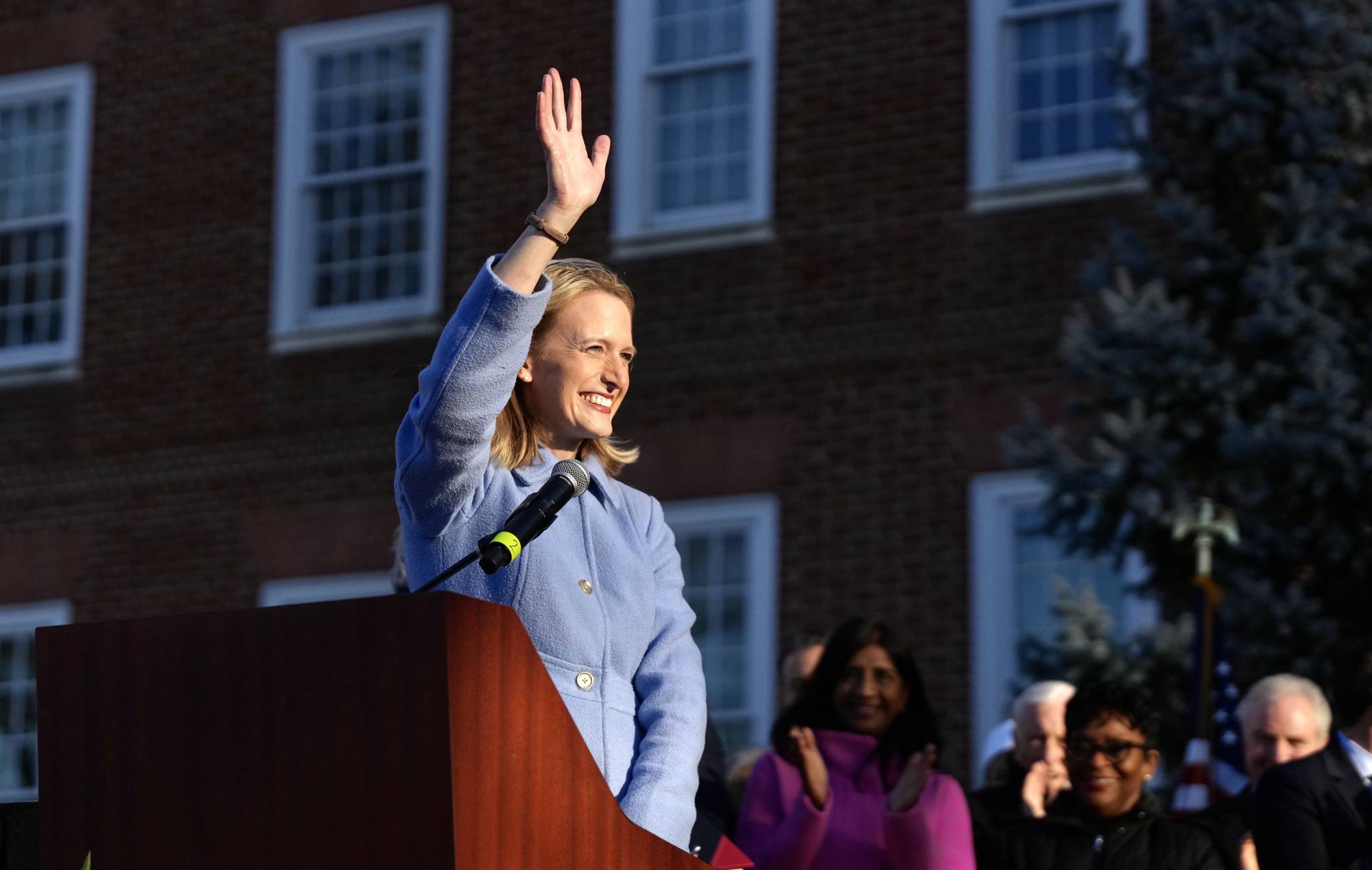 Brooke Leirman is inaugurated as the first woman Comptroller in Maryland on January 16, 2023 in Annapolis, MD.