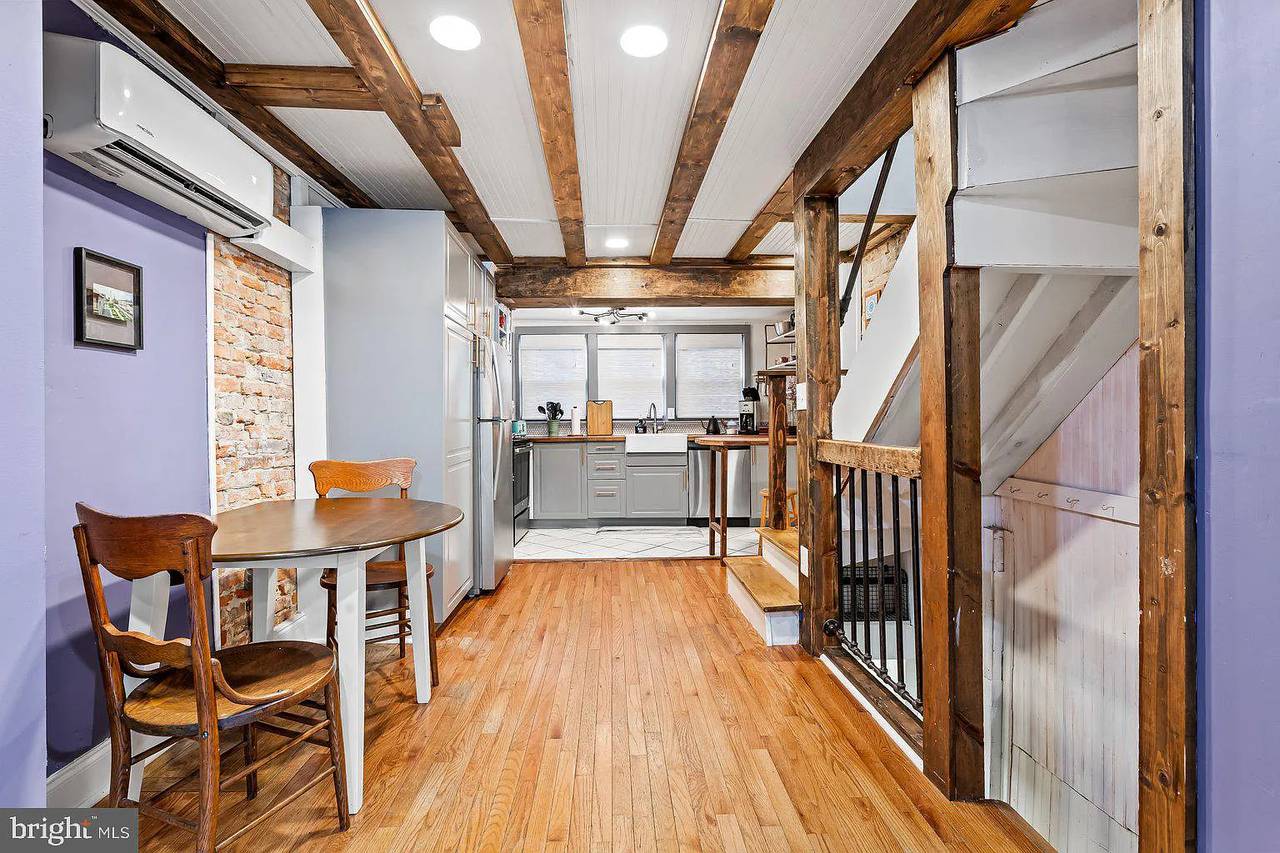 Rowhouse with modern updates and historic charm in Mount Vernon