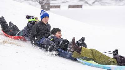 PHOTOS: Snow is Here! Time for shoveling, sledding and snowball fights