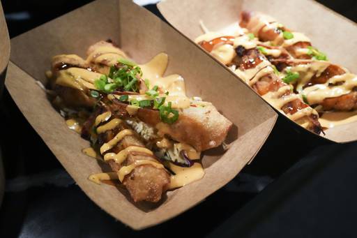 Crake cake eggrolls are just one of the new menu items available at the newly renovated arena.