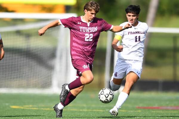 Kanzler’s hat-trick carries Towson boys over Franklin