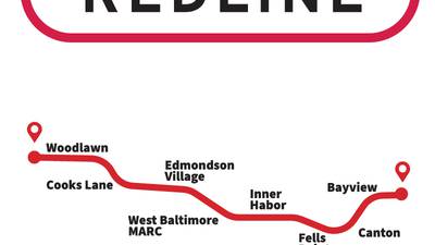 Maryland releases three potential Red Line routes, each with rail and bus options