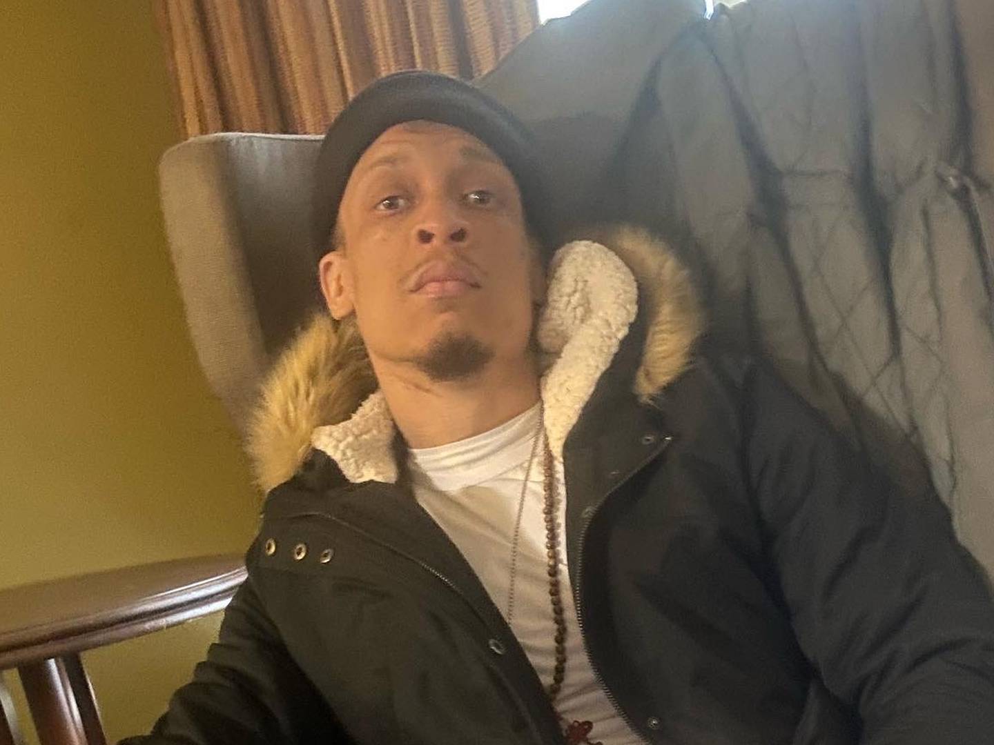 Chase M. Williams, 37, pictured shortly after his release from prison in December, was found dead at the Baltimore Central Booking and Intake Center on January 10. His sister, Nya Williams, described the death as suspicious. (Photo courtesy of the Williams family).