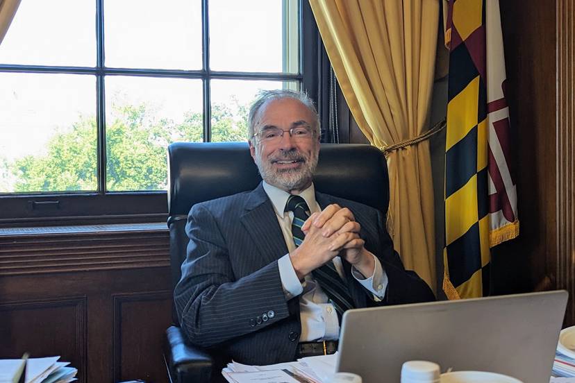 U.S. Rep. Andy Harris, R-Maryland, talks about the impasses in selecting a new speaker Thursday at his office on Capitol Hill.