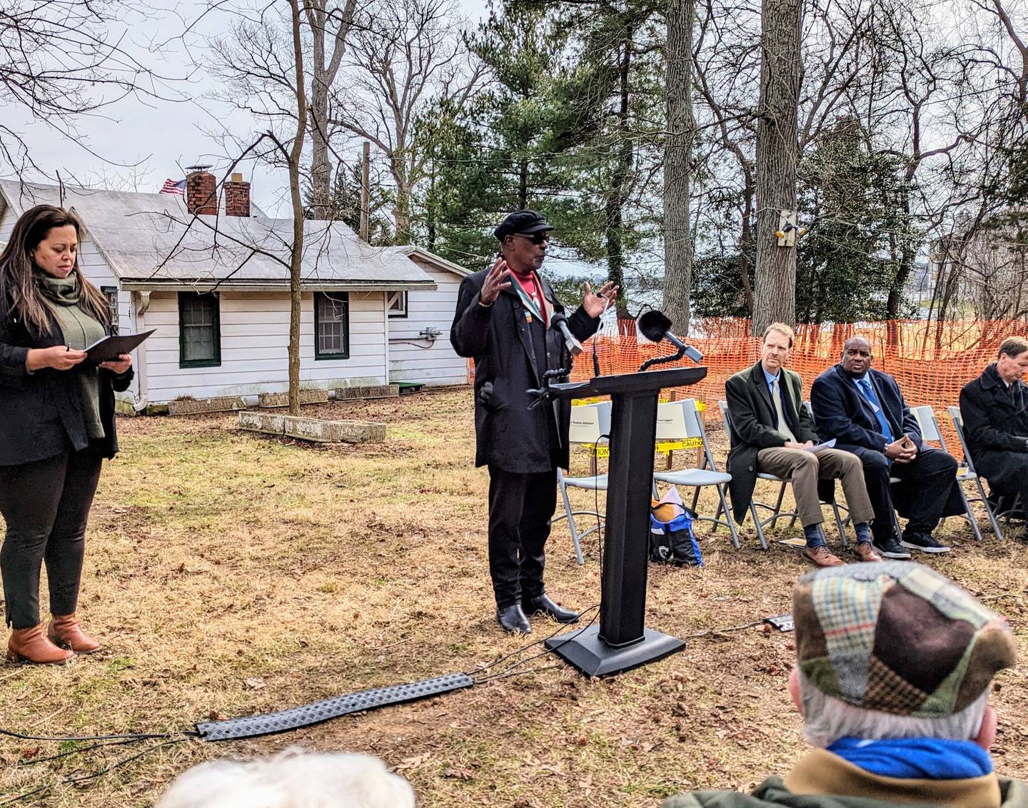 Vince Leggett, founder of the nonprofit Blacks of The Chesapeake, talks about the significance of the cottage once owned by Parlett Moore, a president of what was then Copping State Teachers College.