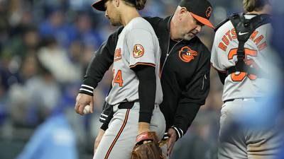 Dean Kremer retires the first 11 batters, and then things fall apart for the Orioles