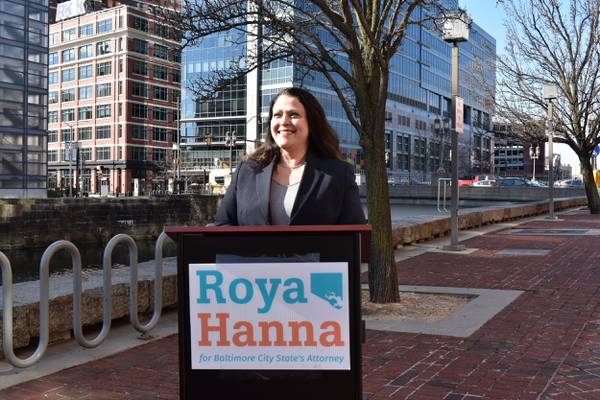 Independent Roya Hanna drops out of Baltimore prosecutor race, leaving Bates as only candidate
