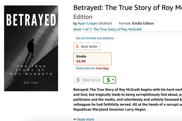 Amid Roy McGrath manhunt, Amazon lists a juicy tell-all book. Who wrote it?