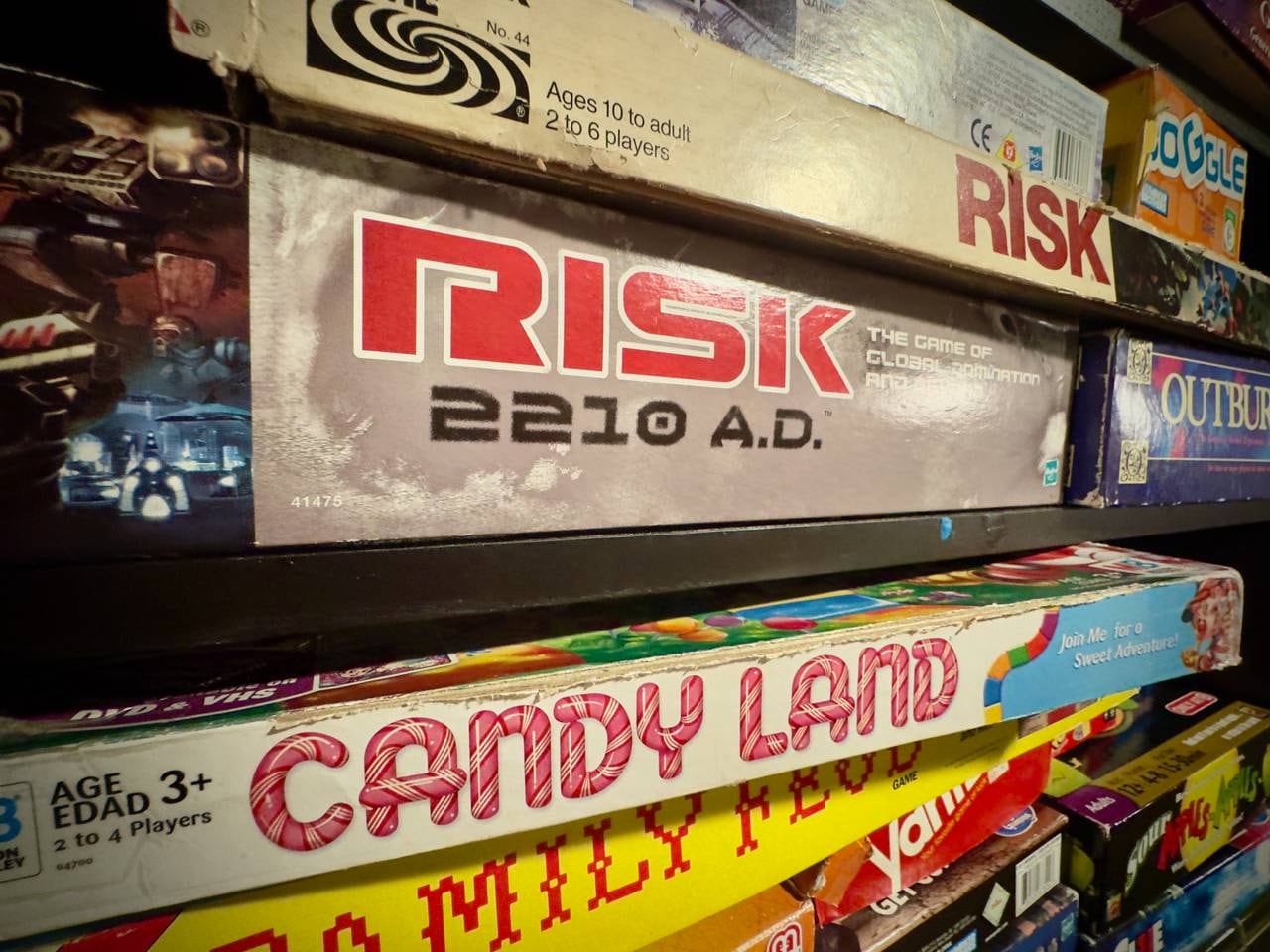 Old-school board games are available to play at No Land Beyond in Baltimore.