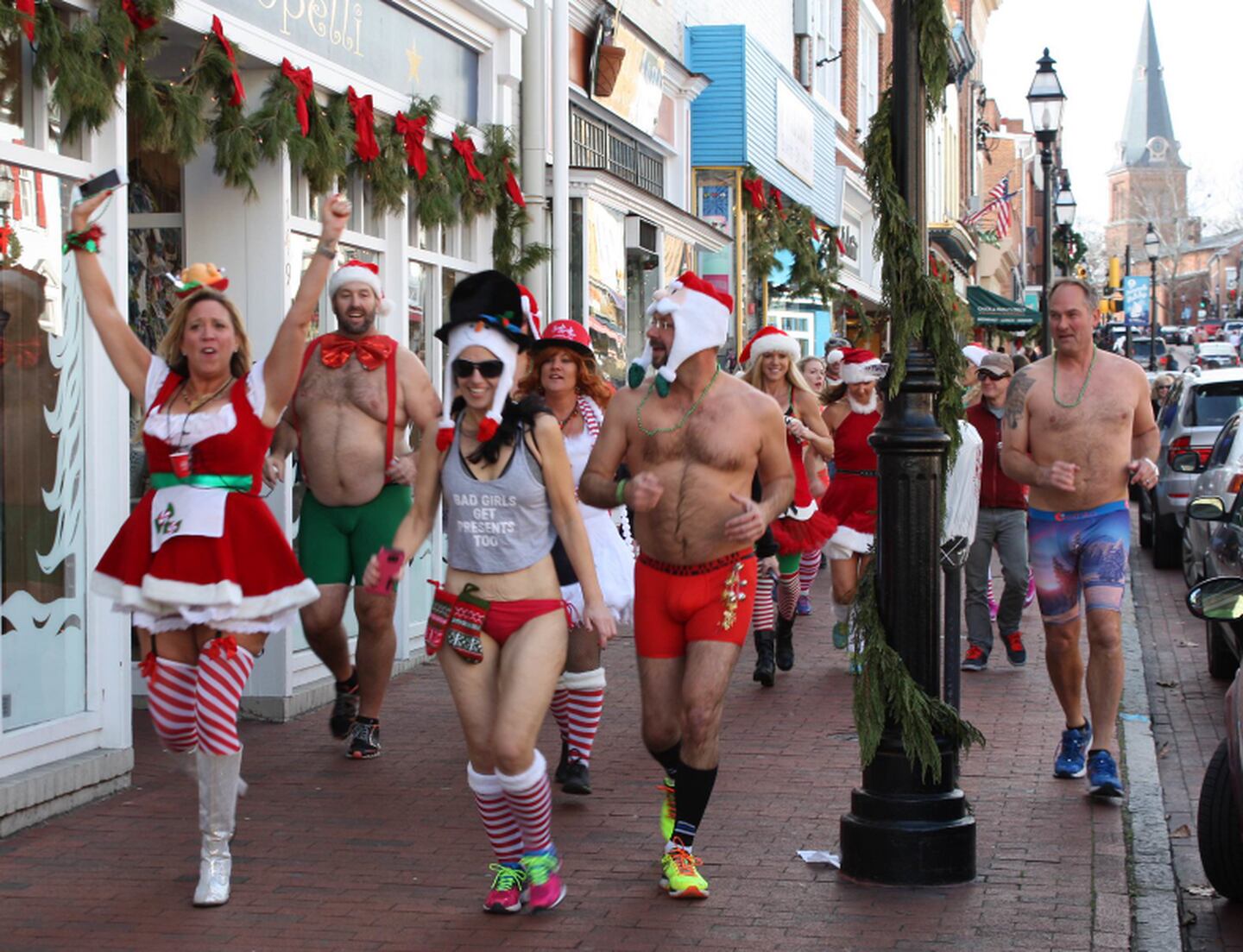 The Santa Speedo Run gives that athletically inclined another reason to run around Annapolis.