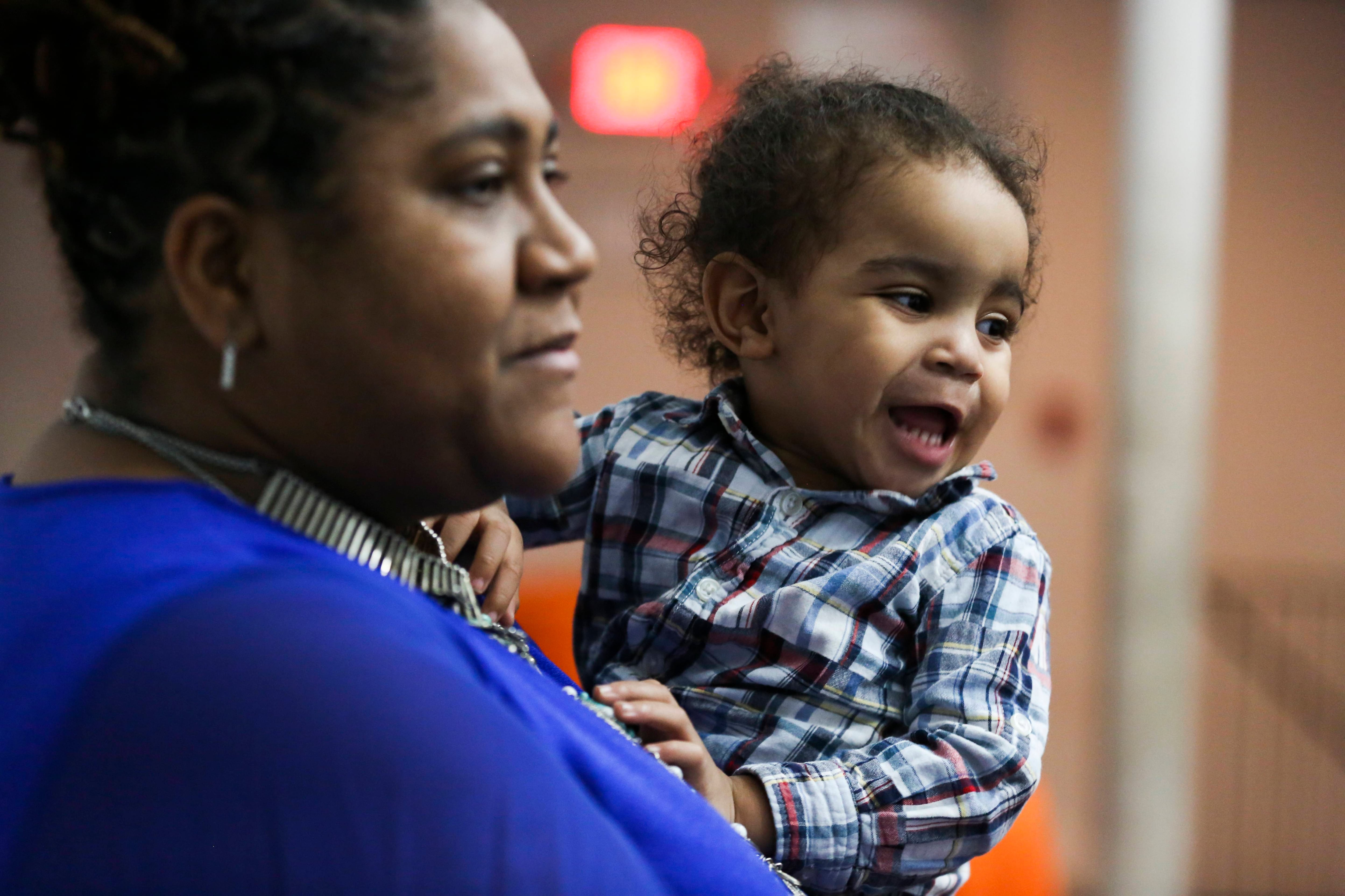Ana Rodney, pictured with son Asher, is the founder and director of MOMCares. MOMCares. MOMCares is a postpartem doula service specifically for Black and low-income parents in Baltimore