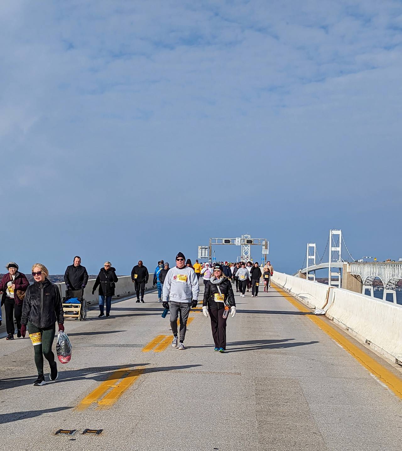 The Bay Bridge Run might be a 10K, with serious competitors completing the crossing in under an hour, but for most of the 18,000 participants, it was a walk across Maryland's most defining engineering feat.