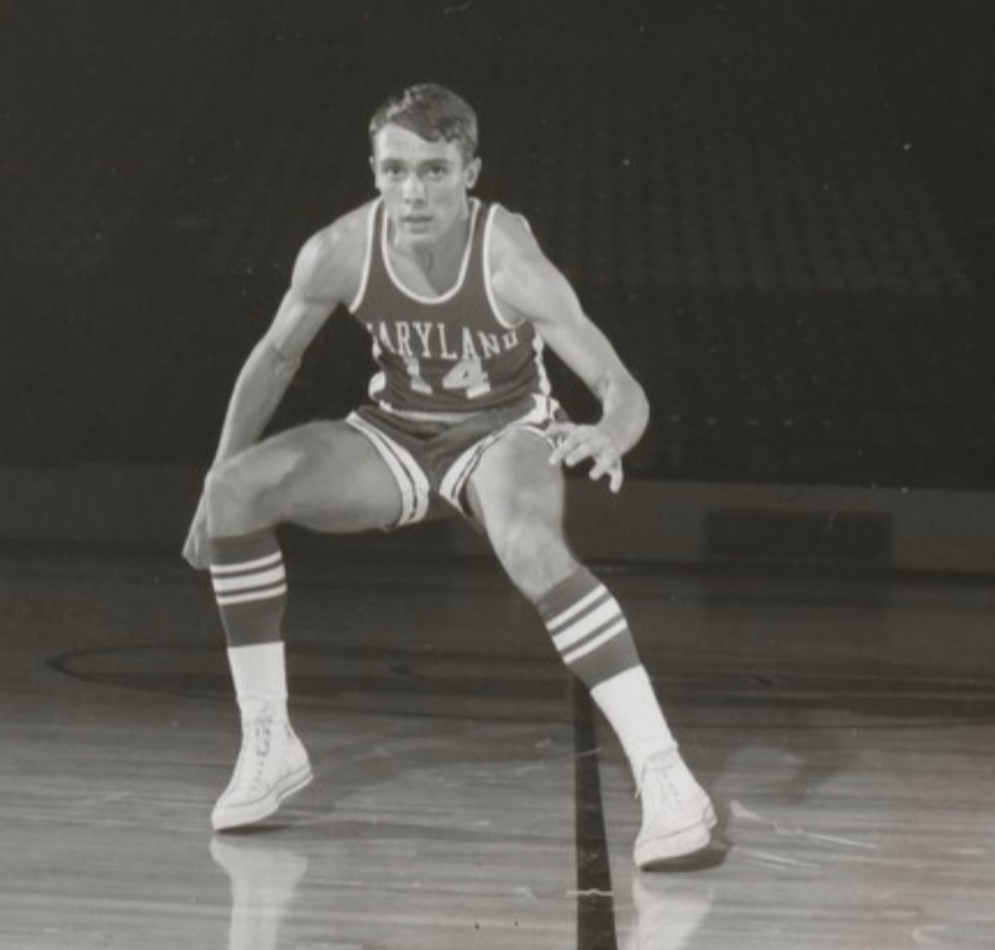 Gary Williams was a point guard for the Maryland Terrapins in the 1960s before he returned to be their head coach, ultimately leading Maryland to its first NCAA men's basketball title.