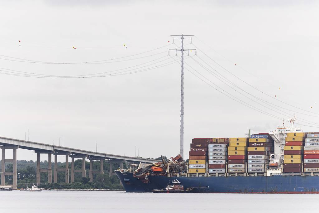 The Dali cargo ship was removed from the Key Bridge collapse site Monday morning, nearly two months after it hit the bridge.