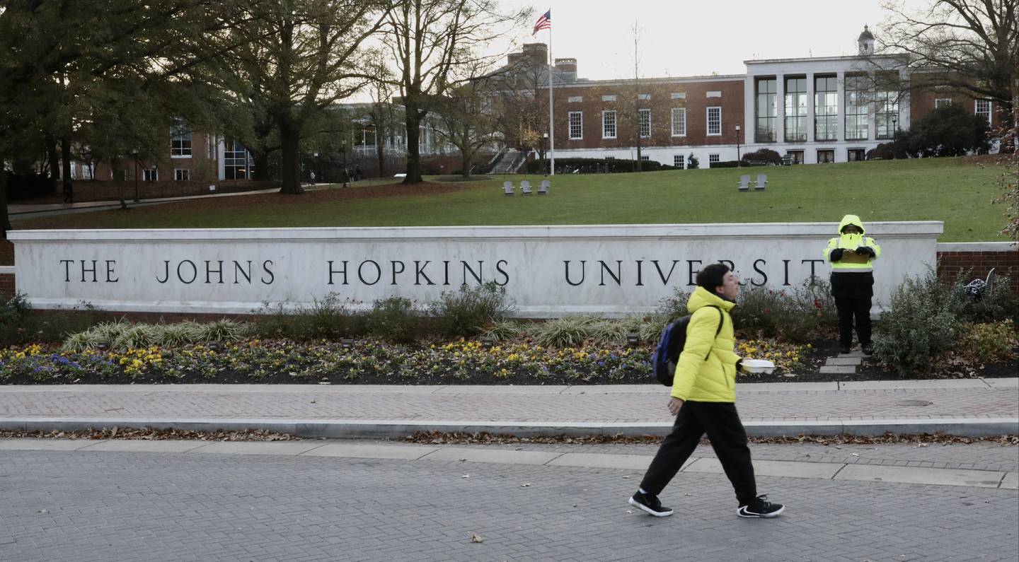 Scenes of Johns Hopkins Homewood Campus