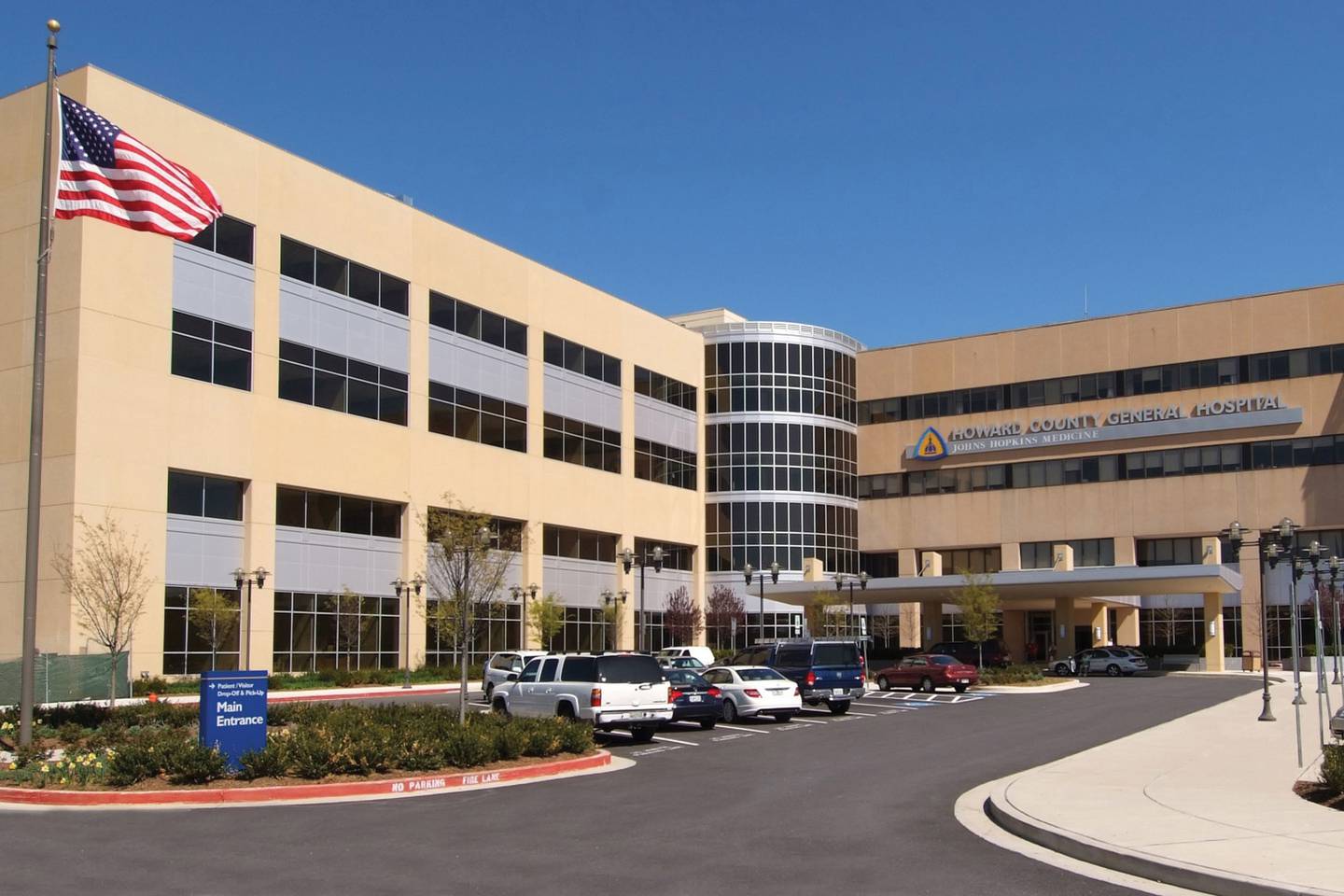 The  Johns Hopkins Howard County Medical Center in Columbia, Maryland.
