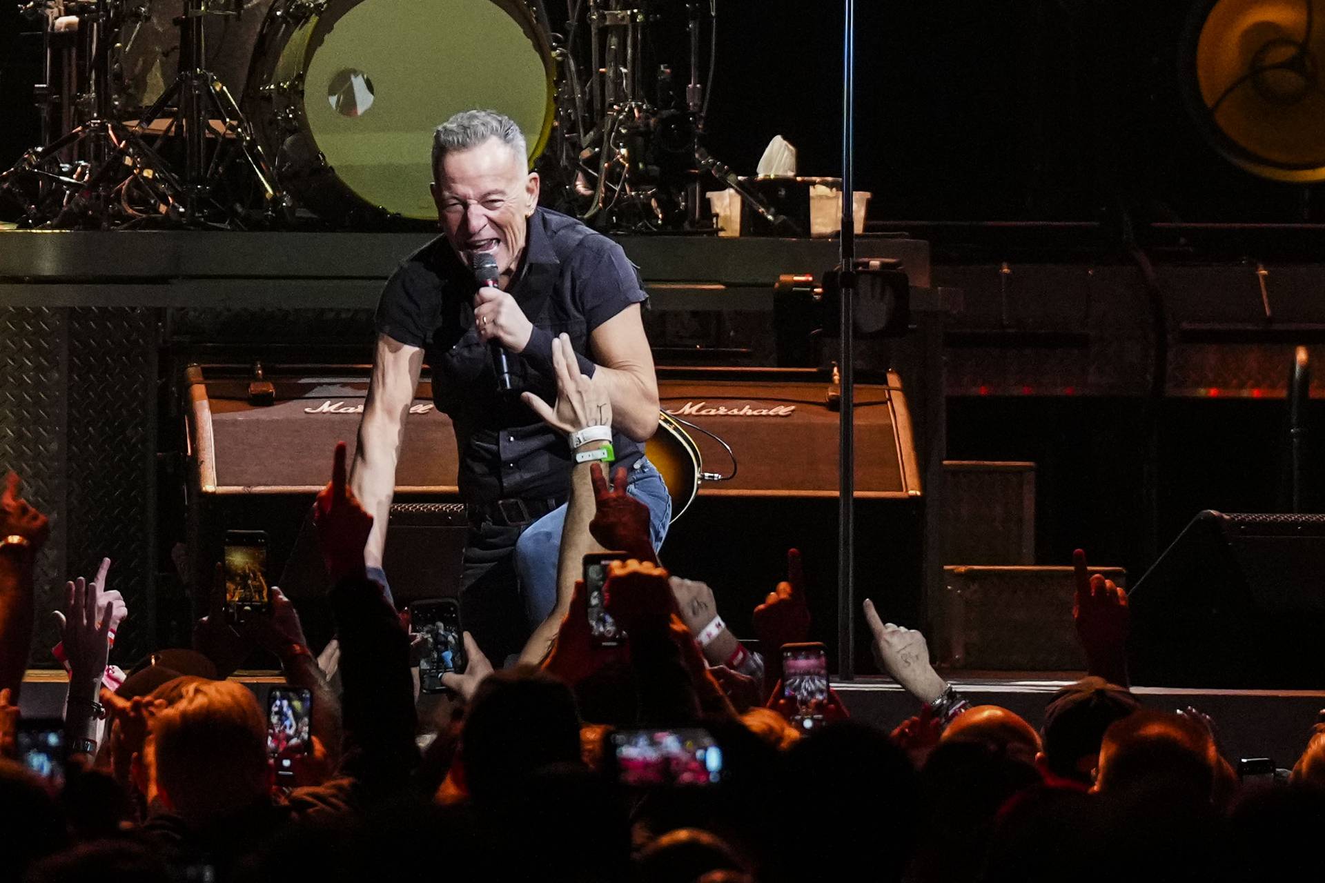 Bruce Springsteen performed the first concert at CFG Bank Arena post renovations on April 7, 2023.
