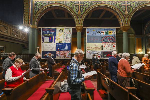 ‘Each panel is a person’: Church observes World AIDS Day with memorial quilt display