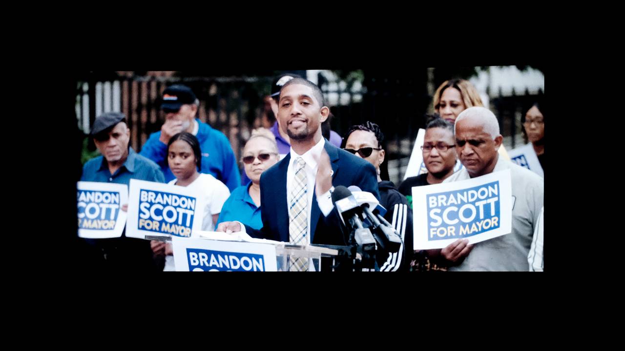 Scenes from the Baltimore Mayor Brandon Scott documentary The Body Politic is seen at the DC/DOX Film Festival 2023 on June 18, 2023 in Washington, D.C.  At 37, Scott is the youngest Mayor in the history of Baltimore.
