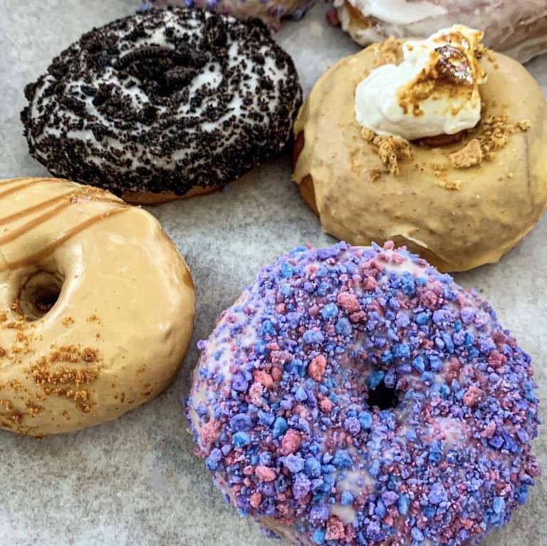 A selection of donuts from Cloudy Donut Co.