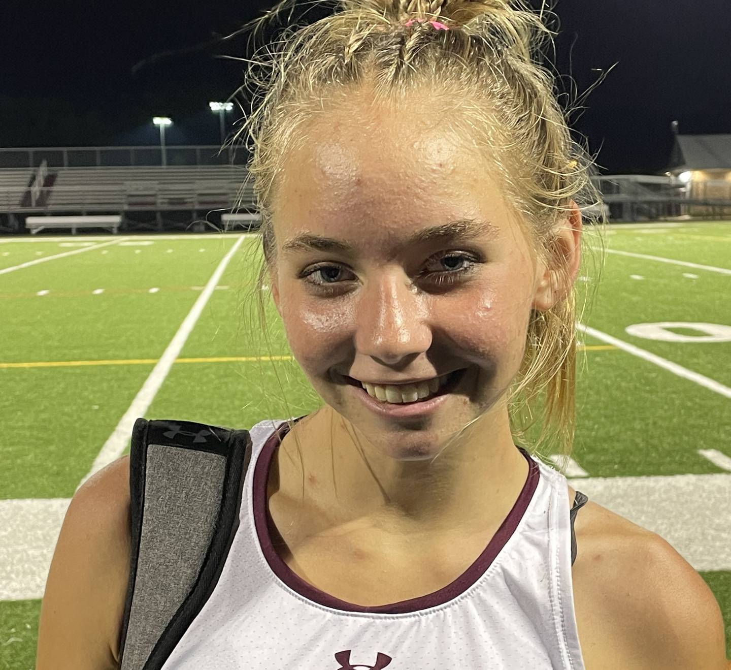 Chloe Page, a sophomore midfielder, is the flier on Broadneck defensive penalty corners and she upset most of Crofton’s 15 corners, often getting to the ball before the Cardinals could shoot. She also blocked several shots as the Cardinals did not score on any of their corners.