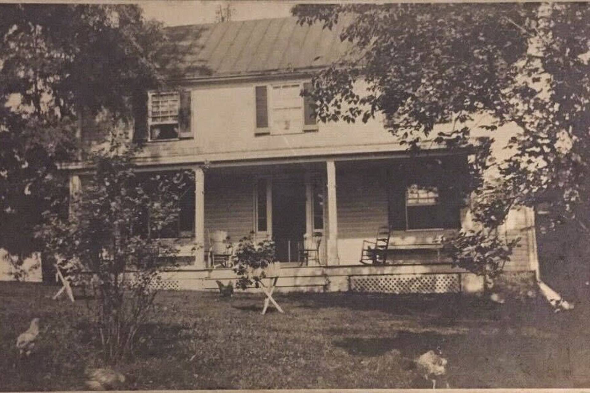 Dani and Justin Ritthaler moved into a historic farmhouse in Howard County as apart of an interesting program with the state of Maryland. Their house is pictured here on June 9. 2023.