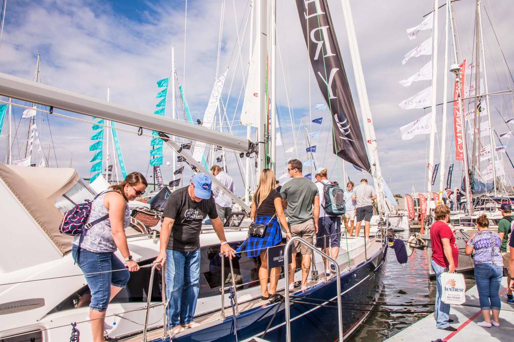 The Annapolis Spring Sailboat Show runs Friday through Sunday with boats in the water and on shore, along with 100 exhibitors, lectures, music and food.