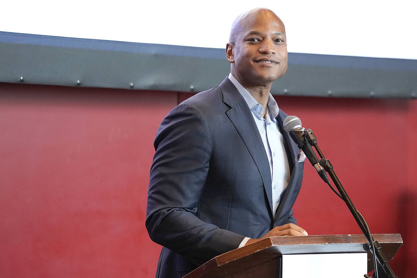 Democratic candidate for Maryland Governor Wes Moore and running mate for Lt Governor, Aruna Miller, held  fundraiser at Reginald F. Lewis Museum
