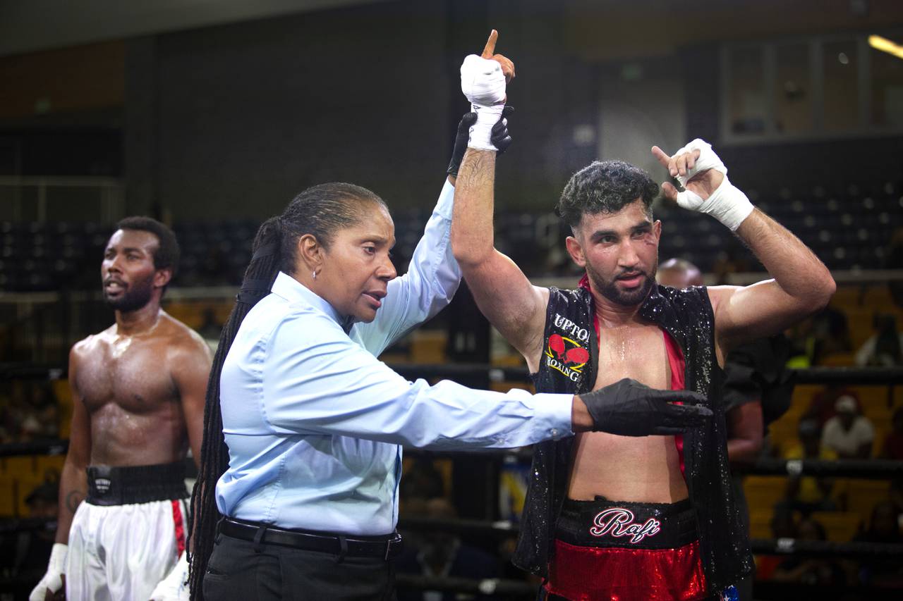 Making good on his prediction to his coaches, Rafiullah Yari beat his opponent Christopher Wright of Georgia in the second round at Coppin State University.