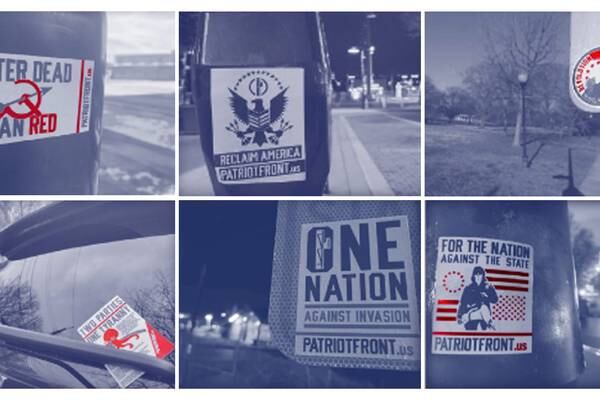 Plastering hate: Why white supremacist stickers are appearing in Maryland and beyond