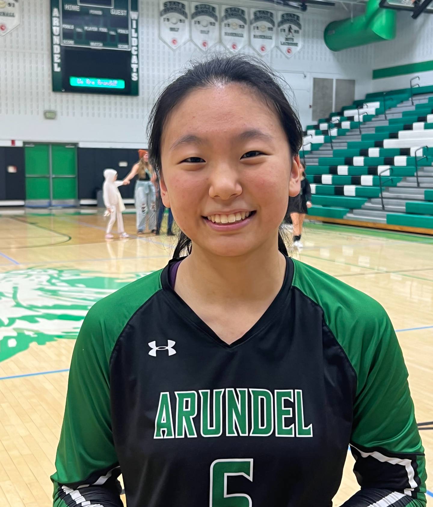 Senior setter Emily Liu was a driving force for Arundel volleyball Thursday evening. The top-ranked Wildcats swept visiting and No. 4 Broadneck in an Anne Arundel County match.